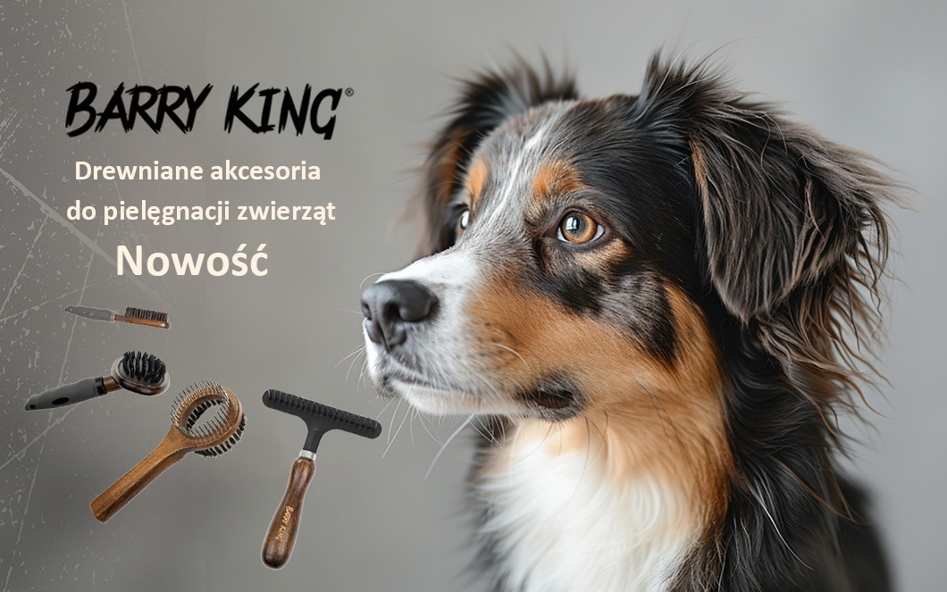 Drewniane akcesoria do pielęgnacji zwierząt Barry King